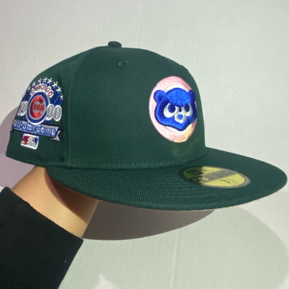 Chicago Cubs Green Cap Fitted 7 1/4
